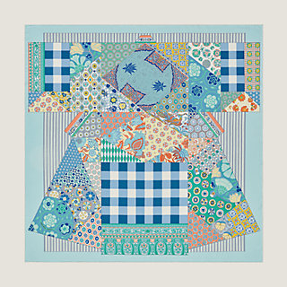 HERMES - エルメス HERMES LArt du Sarasa 更紗のアート カレ 90